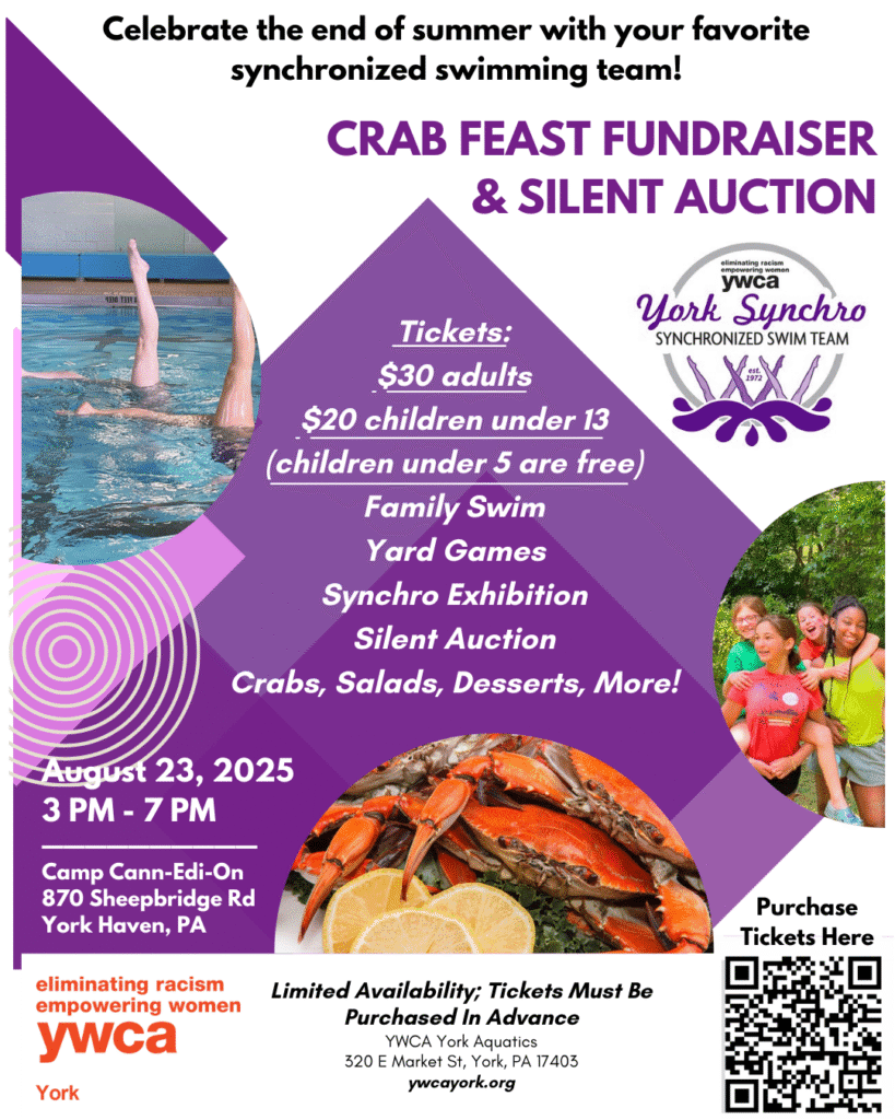 YWCA York Synchro's 2025 Crab Feast Fundraiser and Silent Auction ...